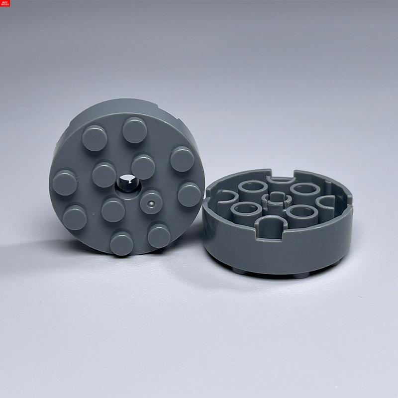 Non-Toxic Moc Bricks Round Brick 4X4 With Whole Particle 87081 Diy Educational Buliding Blocks Toy Children Birthday Kid Gift