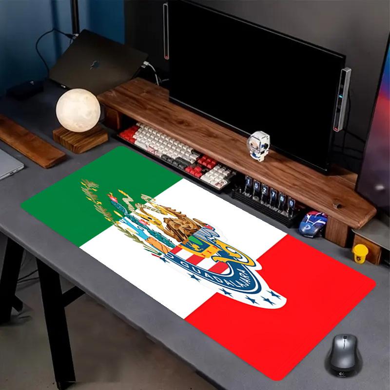 Club Deportivo Guadalajara Print Mouse Pad, Anti‑Slip Desktop Keyboard Mat, for PC Laptop Gaming Working Daily Use, Cool Festival Surprise Gift