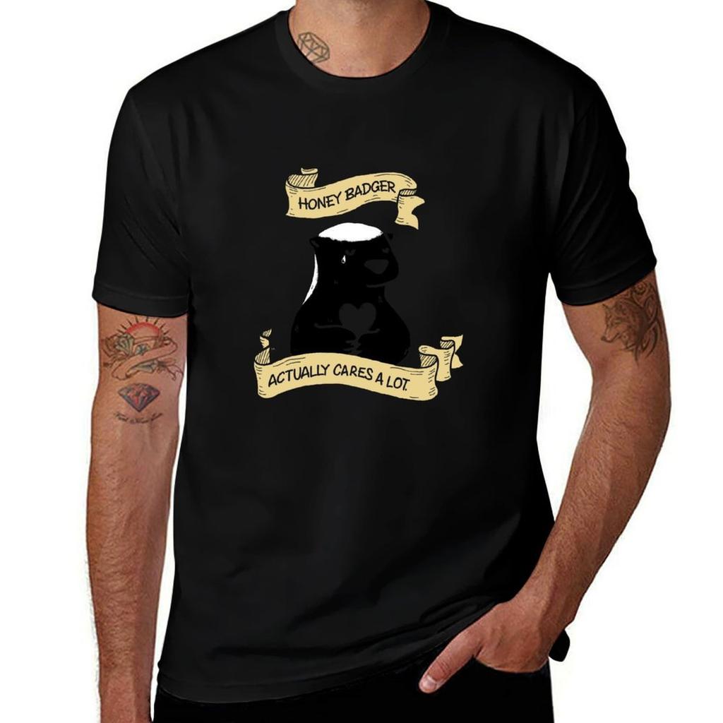 Honey Badger Does Cares Tshirt Big And Tall Short Sleeve Tee Tshirt