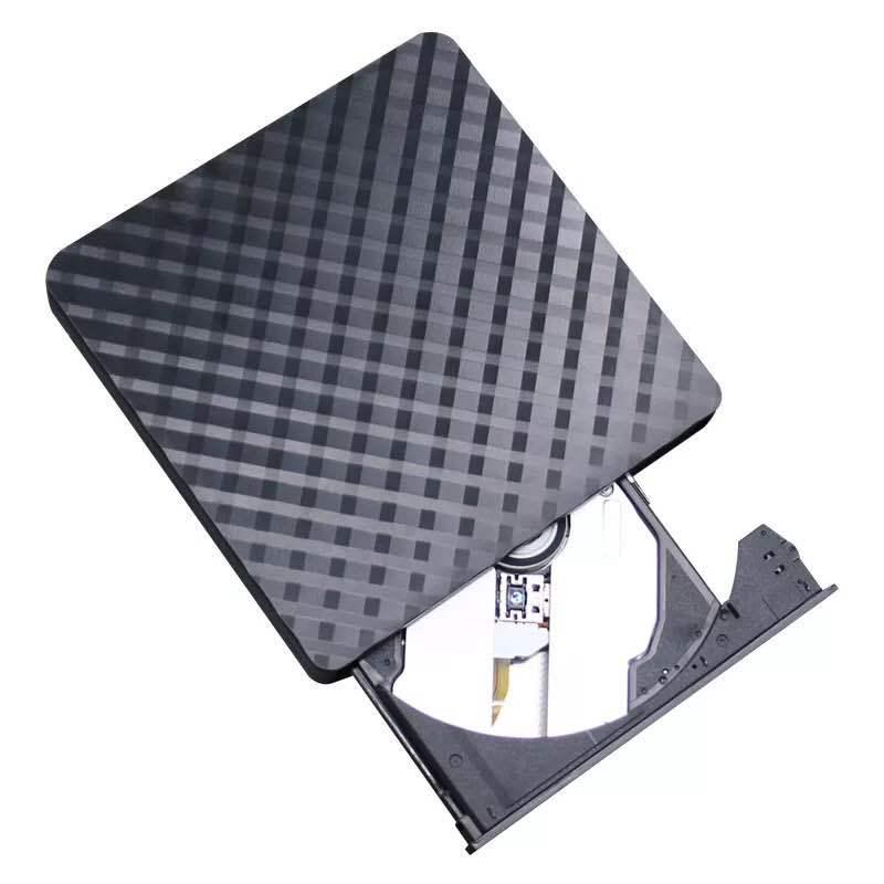 

Клітчастий портативний зовнішній DVD-привід USB 3.0 для настільного комп ютера, ноутбука та мобільних пристроїв білий