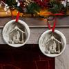 Nativity Scene Christmas Ornaments The Birth of Jesus Christmas Tree Ornaments Religious Holy Family Decor for Christian Gifts