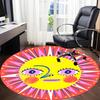 1pc Sunflower, Summer Carpet, Round Non Slip Durable Large Size Office Carpet, Suitable for Office