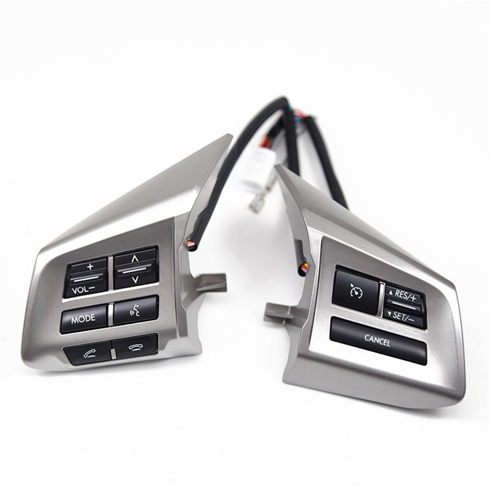 Steering Wheel Switch Silver+Black 83154Aj180 Fit For Subaru Legacy 2012 - 2014