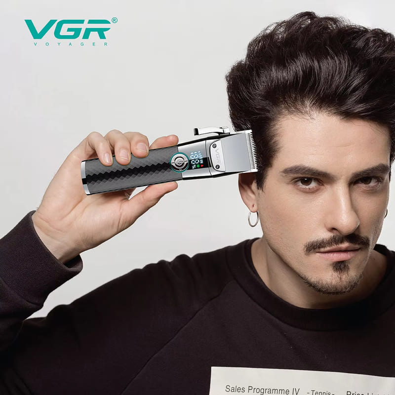 2026 VGR V-682 Macchina Tagliacapelli Professionale Impermeabile IPX7 Senza Fili Trimmer Capelli Rasoio da Uomo Intagliato per Casa Sicuro e Delicato sulla Pelle