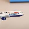 16Cm British Plum Blossom 777 Airliner Alloy Airplane Model Scale 1:400 Metal Airplane Replica Diecast Aircraft Toy For Boys