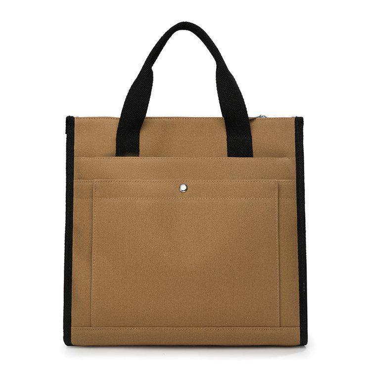 Waterproof Nylon Handbag with Customizable Print Design One Size