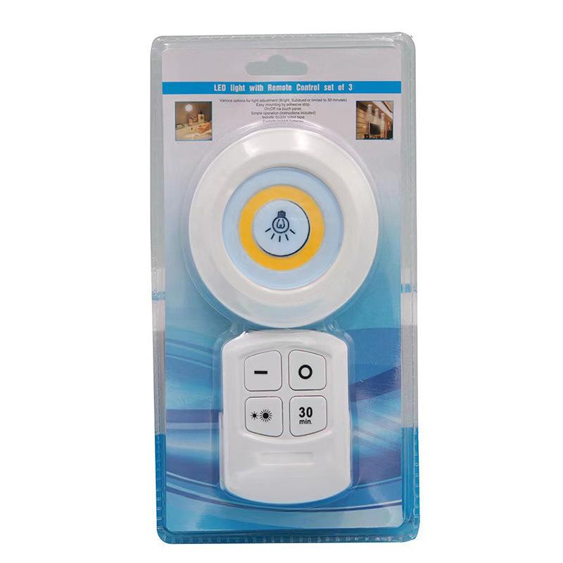 [Lumières LED Intelligentes] Lumières LED Sans Fil Intelligentes Sous-Meuble - Veilleuse COB avec Télécommande - Parfait pour Placard, Cuisine & Plus