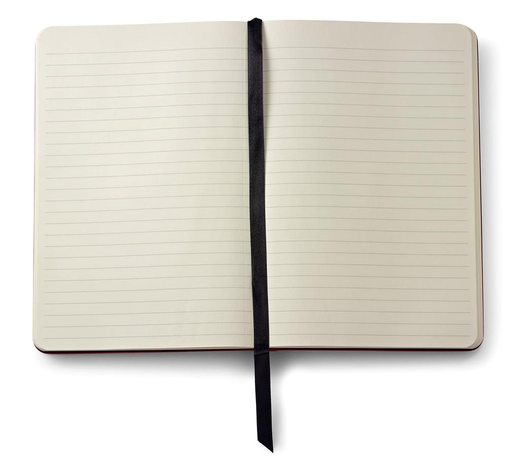 Official CROSS Journal Notebook, Horizontally Ruled, A5, Red, AC281-3M, Officially Imported