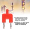 5Pcs Dual Banana Plug Double Row 1 Female to 2 Male Strong Connectivity Good Conductivity Banana Plug