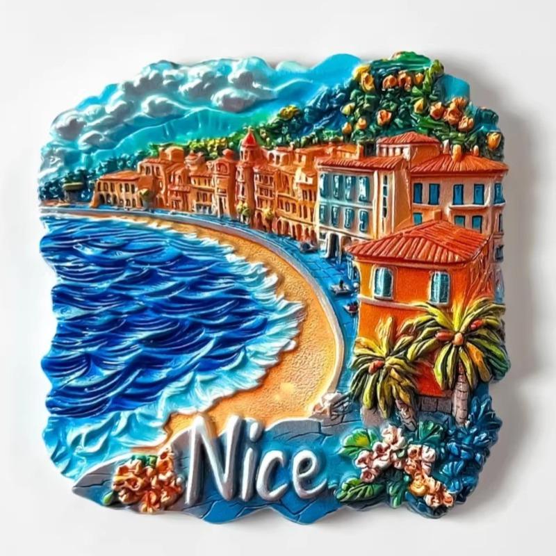 Frankreich Kühlschrankaufkleber Paris Reise Souvenirs Menton Colmar Chambery Nizza Kühlschrankaufkleber Geburtstagsgeschenke Heimdekoration