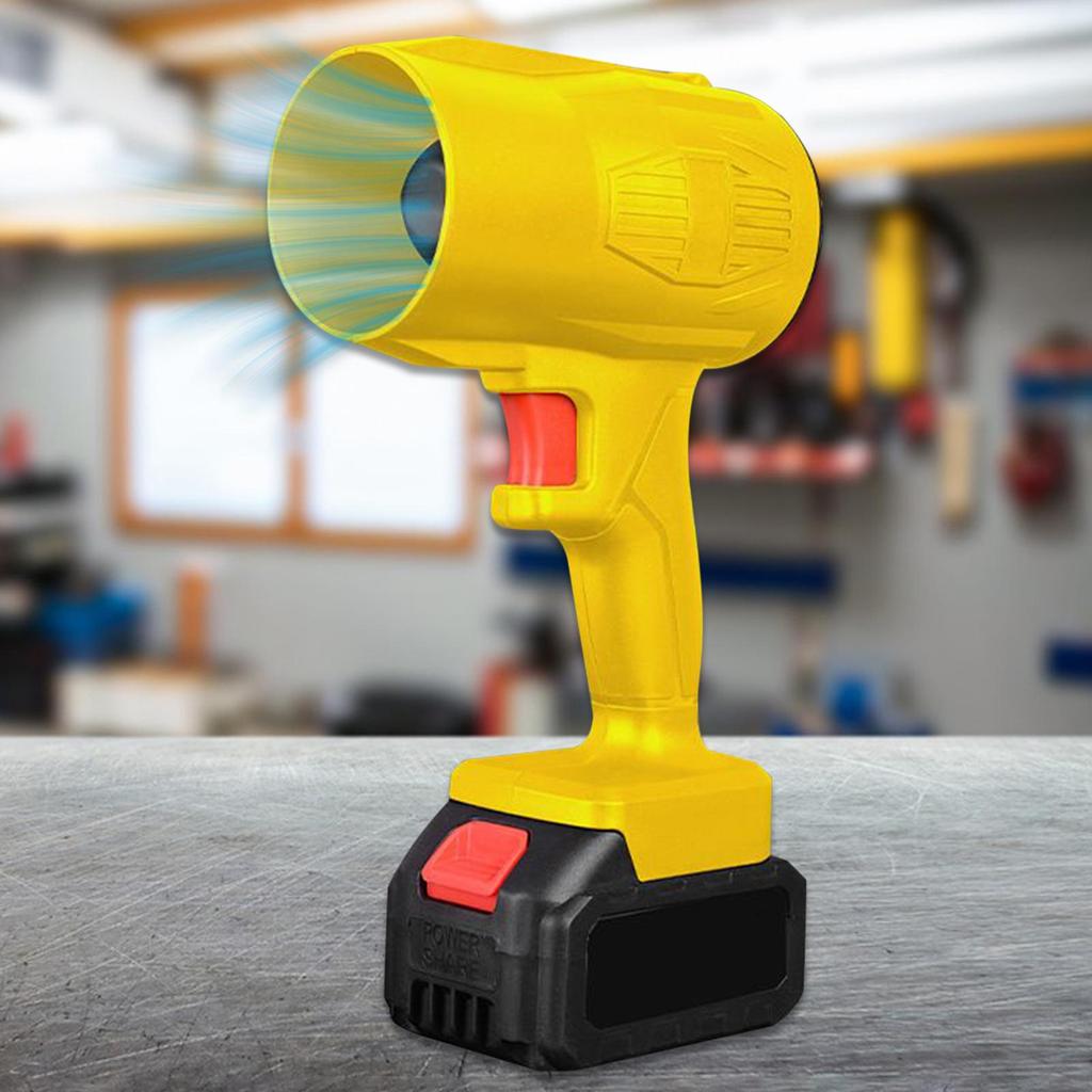 Brushless Air Blower Cordless Turbo Fan Handheld Powerful Fan Dryer For 21V Battery For Clearing Leaves Clearing Snow Car Wash