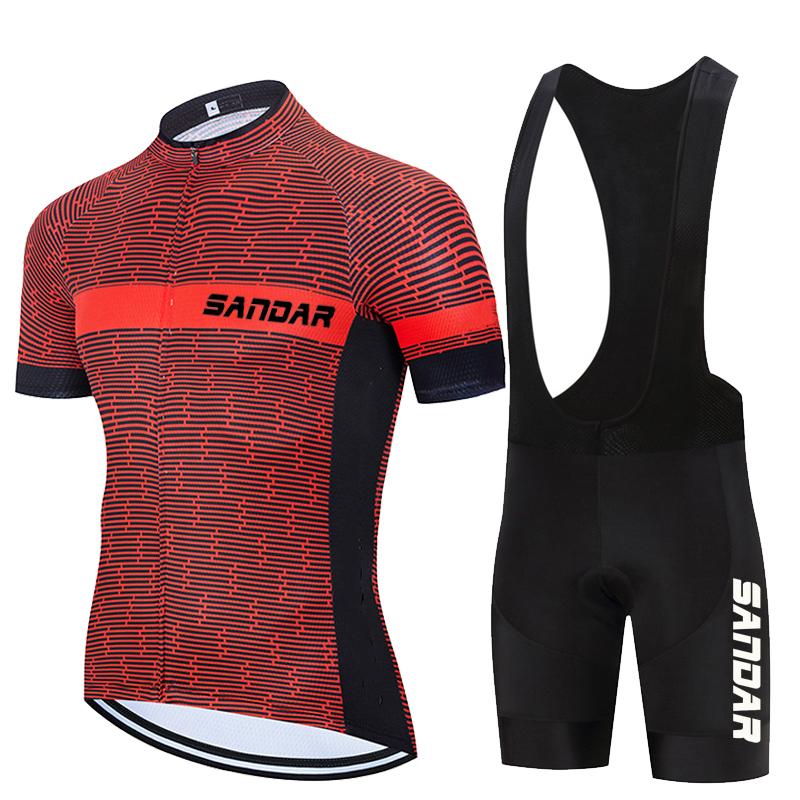 Cycling Jersey Set 2025 Men's Cycling Set Summer Outdoor Sport MTB Bicycle Wear Clothing Breathable Bike Cycling Clothes