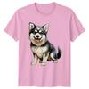 Siberian Husky Puppy Dog Animals Unisexs TShirt Unisexs Tee Graphic Unisex Top