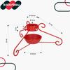 KOTARBAU® Metal Christmas Tree Stand with Water Container, Wrapped, Decorative, Red, 52 x 23 cm