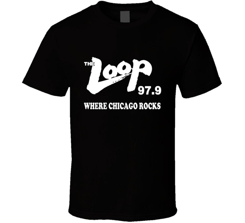 

The Loop 97.9 Wlup Where Chicago Rocks T Shirt Mens Womens Tees Top S