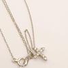 Used Star Jewelry Diamond Cross Necklace K18 WG