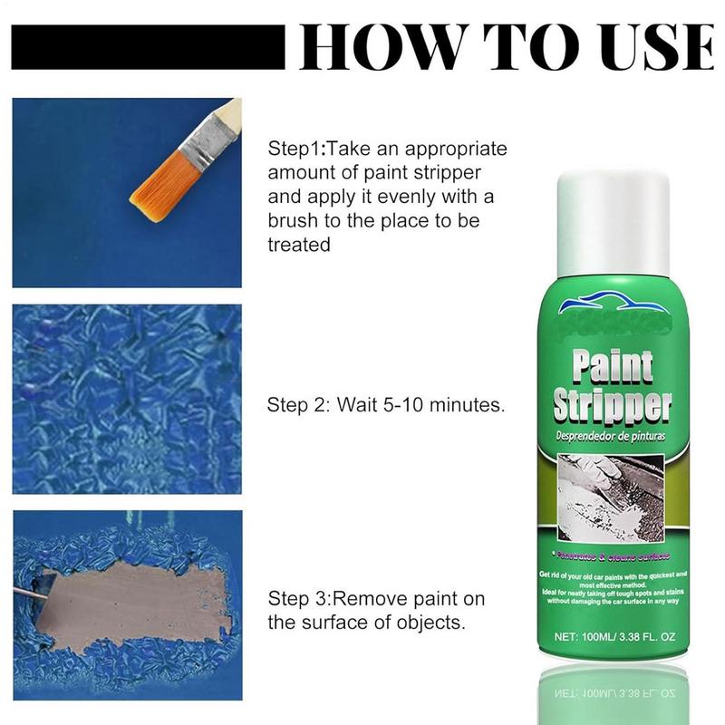 100ml Abbeizer Metall Abbeizer Hohe Effizienz Für Auto Wand Marine Farbe Graffiti Korrektur Mehrzweck Reinigungsgerät