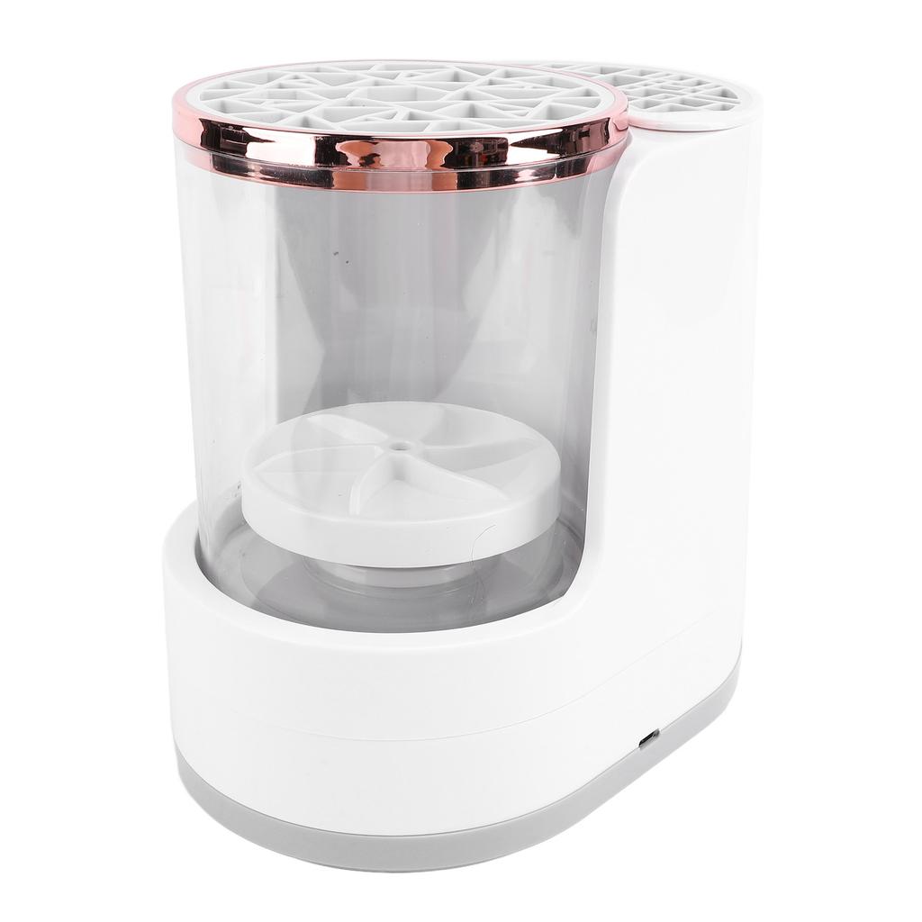 USB Electric Makeup Brush Cleaner Clear View 850RPM 2H 5H Timer Detachable Makeup Brush Cleaner Dryer Machine