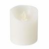 Nihon Rousoku LED Candle "Totonari" (Light and Neighborhood), Solid Color, 7.5 X 7.5 X 8.5cm