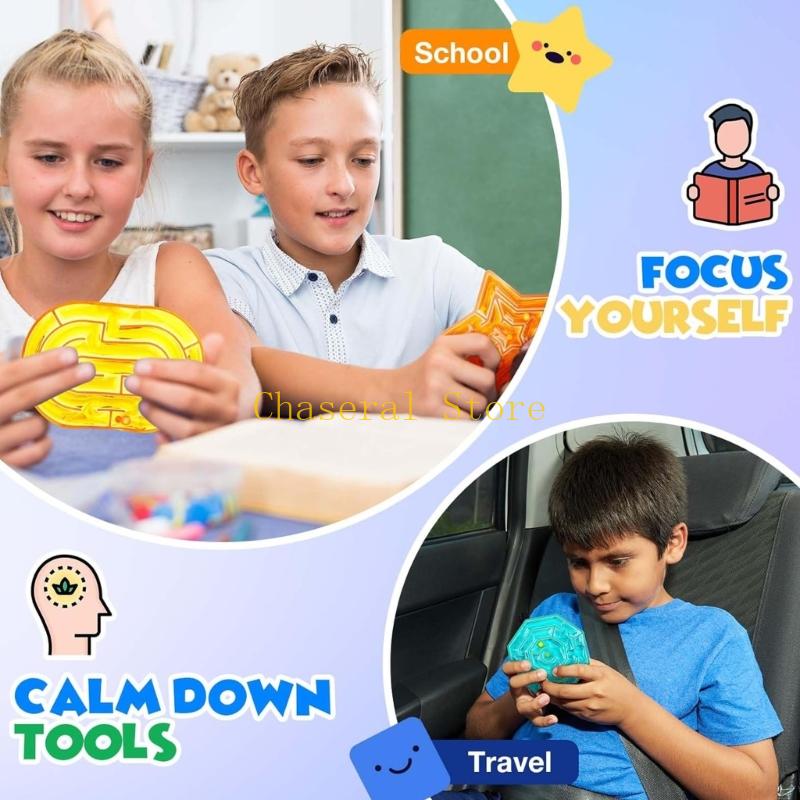 E7Ce 8Pcs Educational Sensory Squeeze Toy For Children Emotional Regulation Relaxing