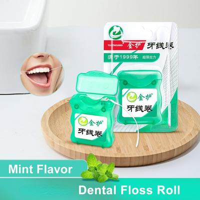 Rolo de Fio Dental de Menta 20m Limpa Entre os Dentes Palitos Flossers Palitos de Dente com Fio Portátil Anti-Arranhões ZH