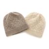 Cashmere Autumn and Winter New Unisex Jacquard Fashionable Solid Color Versatile Warm Ear Protection Toe Cap Knitted Hat