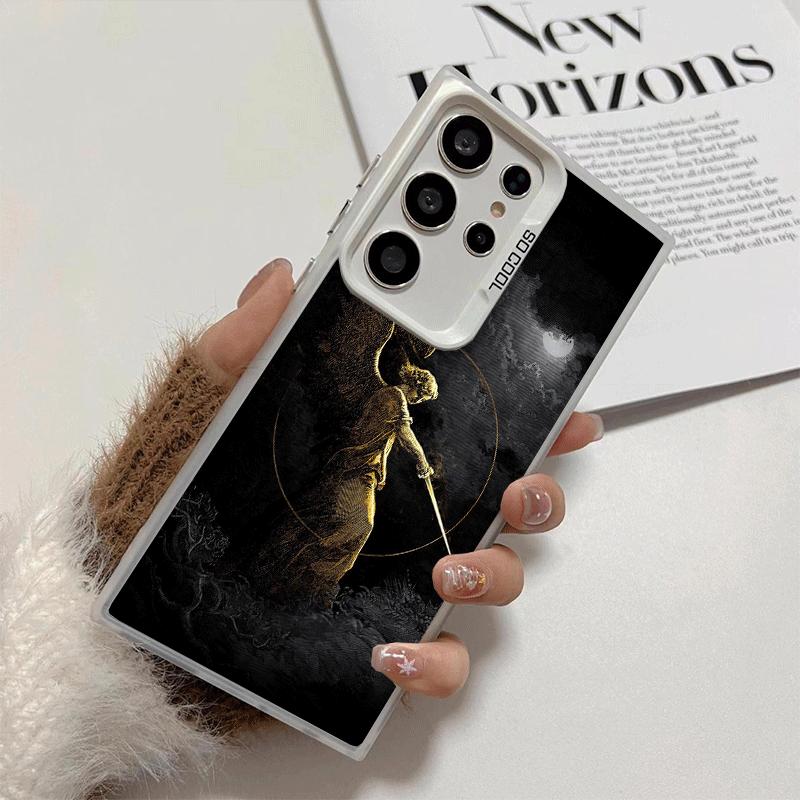 Custodia Antiurto Estetica Arcangelo Michele per Samsung Galaxy S26 Edge S25 Ultra S24 FE S23 Plus S21 Cover Anti Caduta Divertente
