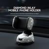 Diamond Cell Phone Holder for Car Sucker Air Outlet Mobile Phone Holder Rotate Freely Auto Interior Accessories for Girl Women