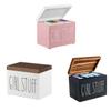 Rustikale Holz Badezimmer Aufbewahrungsbox Tamponhalter Für Frauen Periode Organizer Hygieneartikel Aufbewahrungsbox