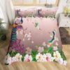 3D Printed Down Duvet Cover Pillowcase Flower Bedding Set for Kids, Home Decoration Gift for Teenagers