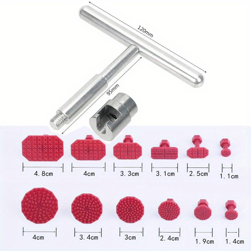 Car Dent Repair Puller, Dent Removal Sheet Metal Suction Cup Pull Repair Kit suit красный