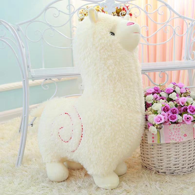 Plush Toy Alpaca Doll Stuffed Toy Lamb Doll Sleeping Pillow Children's  Holiday Gifts