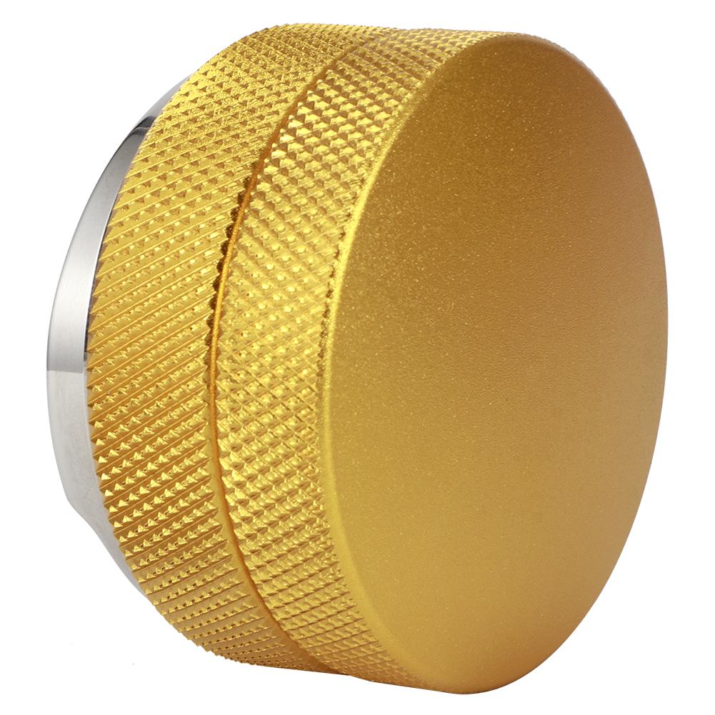 Height Adjustable Stainless Steel Coffee Power Tamper Distributor Leveler Tools Accessory 3 Angled Slopes58mm Gold