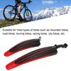 1 Set   Vorderer Hinterer Kotflügel Verdickter Erweiterter Schmutzfänger für Rennrad Mountainbike