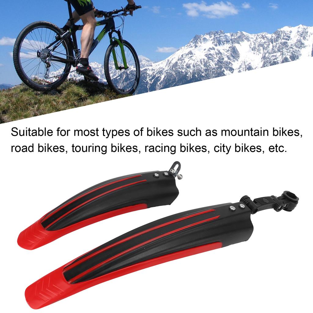 1 Set Vorderer Hinterer Kotflügel Verdickter Erweiterter Schmutzfänger für Rennrad Mountainbike