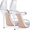 Women's 2025 Summer New High Heels Fashion Sexy Open Toe Fine Heeled Sandals Luxury High Quality Banquet Zipper Super High Heels