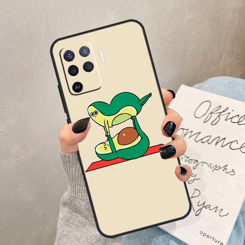 

Cute Avocado Case For Oppo A78 A98 A18 A38 A58 A60 A80 A40 A77 A57 A17 A74 A54 A94 A96 A76 A16 A15 A5 Pro OPPO A5 Pro 5G