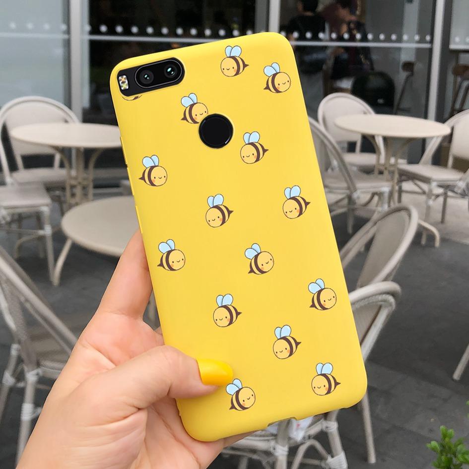 For Xiaomi Mi A1 5X Case New Butterfly Sunflower Patterns Soft Protector Bumper Cover For Xiomi Mi A1 MiA1 Mi5X Phone Cases 5.5"