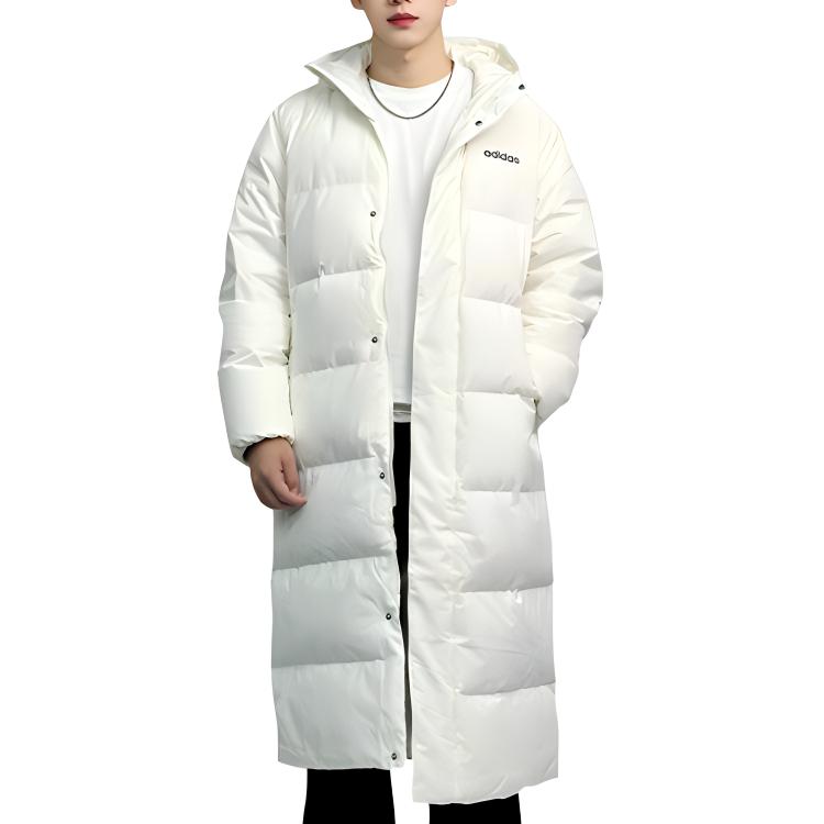 New Adidas Down Jacket Unisex Jade White JW1689