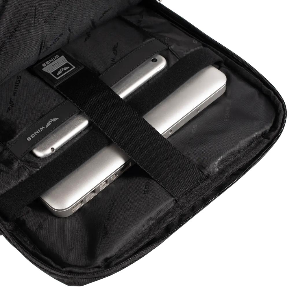 Wings Skylark Multifunctional Backpack Expandable Black