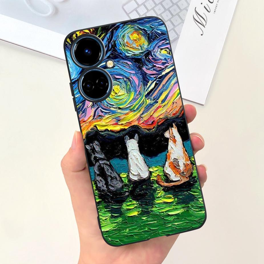 For Tecno Camon 19 Case Camon19 Neo Cute Fashion Cartoon Cover Soft Silicone Phone Case For Tecno Camon 19 Neo Camon19 Pro Shell