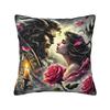 Custom Anime Beauty And The Beast Disney Nordic Throw Pillow Covers Decoration Cartoon Kawaii Romantic Fantasy Film Car Cushion