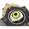 Zerone Halloween OneEyed Doorbell Eyeball Decoration Open Eye, Scary Sound, Easy Hanging for Teasing or Frightening Battery Powered (P018 one-Eyed