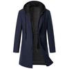 Cappotto imbottito con cappuccio Business Casual da uomo Autunno/Inverno Giacca di alta gamma in pile Taglie forti