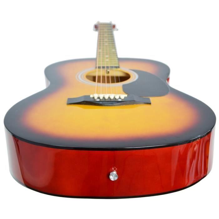 Guitare acoustique - 3rd avenue - sunburst - pack premium - son clair - adapté aux débutants