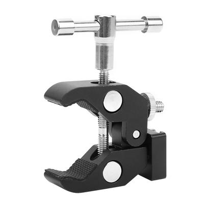 Articulated Arm Crab Extension Claw Clamp with 14 Screw Hot Shoe Mount for Monitor DSLR Camera