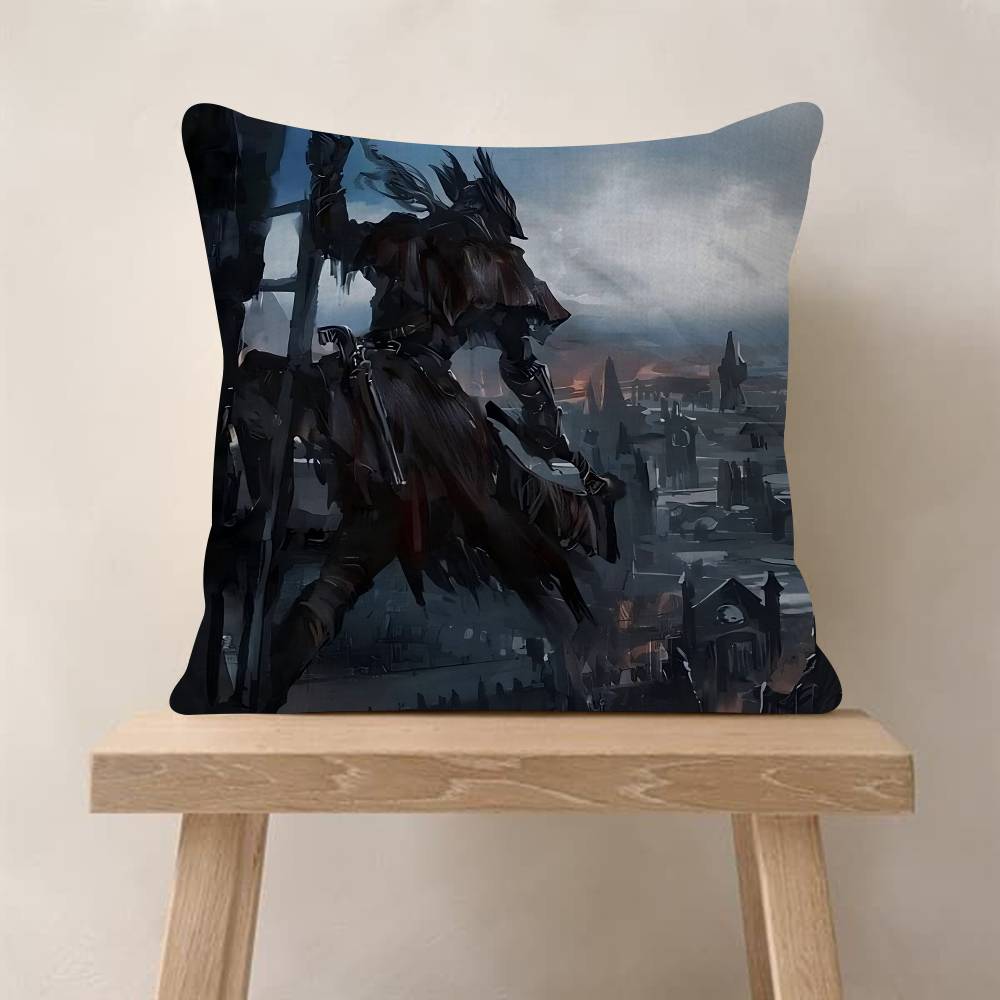 Fantasy Bloodborne Video Game Pillowcase Toon Gift Cushion Cover Bedroom Home Sofa Chair Seat Decor Pillow Case