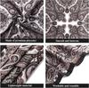 1 Pcs  Satin Head Scarf Silk Like Hair Scarf Stain Bandana Hair Wrap Neck Scarf for Women(Black)