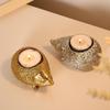 Vintage New Hedgehog Candle Holder Decoration Aromatherapy Resin Candle Tray Creative Gifts Household Ornaments