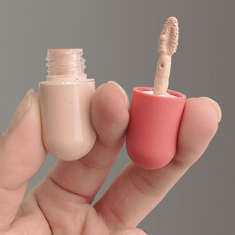 1/2/5 Pezzi Tubetto Vuoto per Lucidalabbra 4,5 ml Mini Piccolo Capsula Flacone Circolare Plastica Trasparente Gommata Opaca Tubetto Vuoto per Rossetto